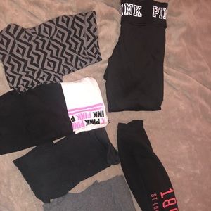 Bundle of VS PINK leggings